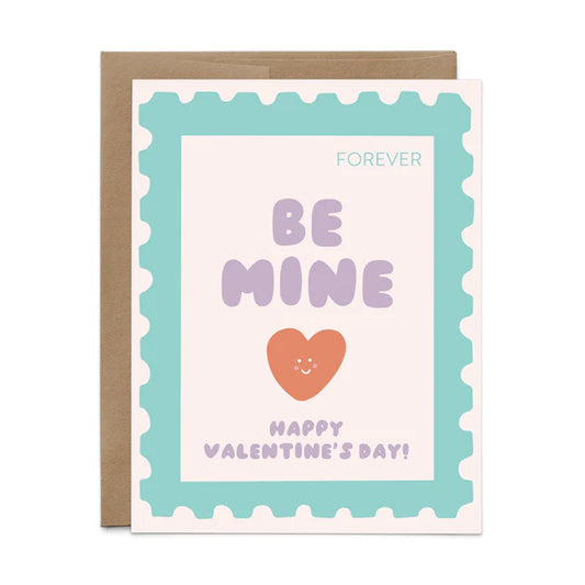 Paper + Craft Pantry Valentine's Day Be Mine Stamp Card