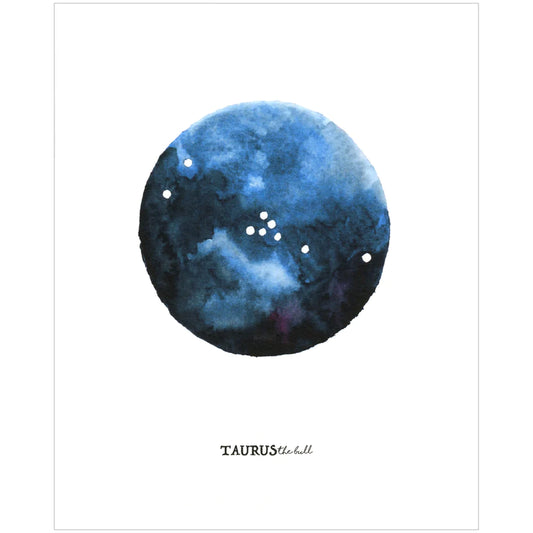 Little Green Press ATX Celestial Print: Taurus