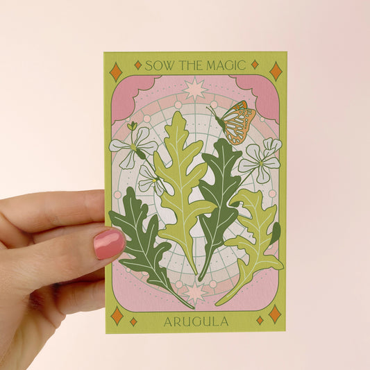 Sow the Magic Arugula Tarot Seed Packet (Copy)