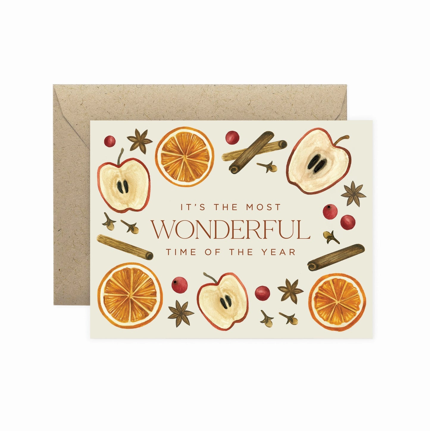 Paper Anchor Co Holiday Wonderful Fall Flavors Card