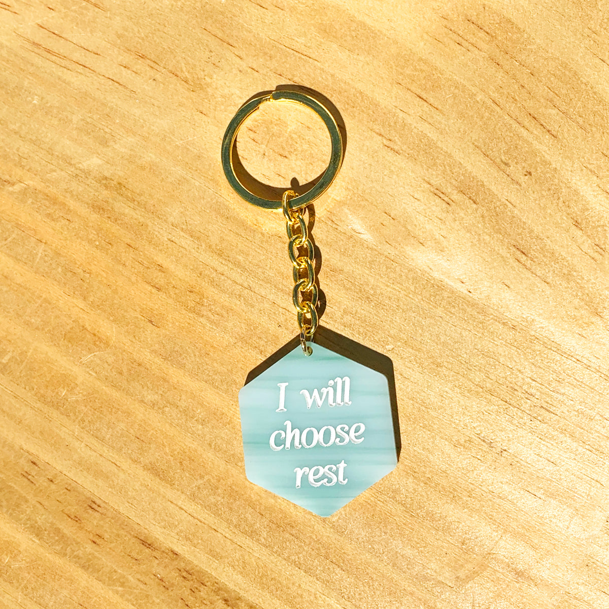 By Akki I Will Choose Rest Keychain