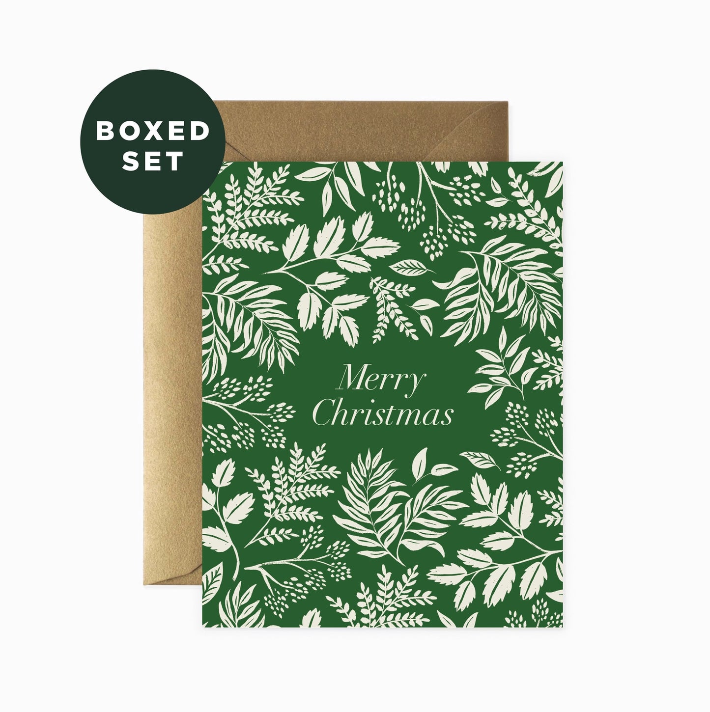 Paper Anchor Co Merry Christmas Vines Boxed Cards Set