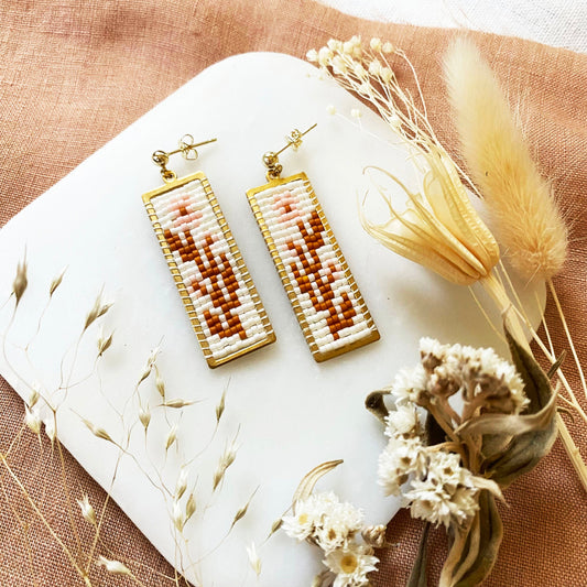 Ferro + Fawn Beaded Meadow Earrings