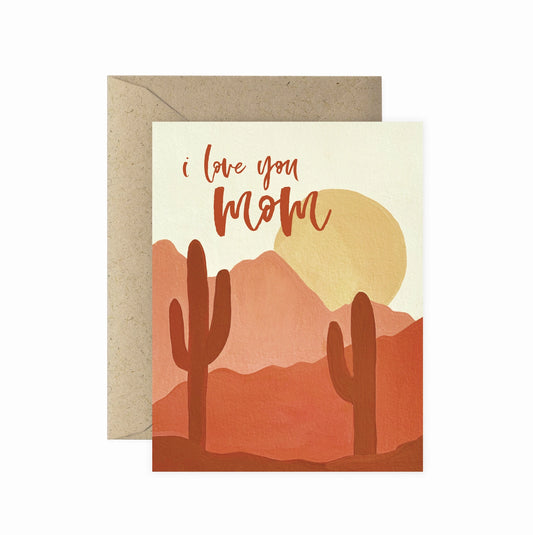 Paper Anchor Co I Love You Mom Desert Card