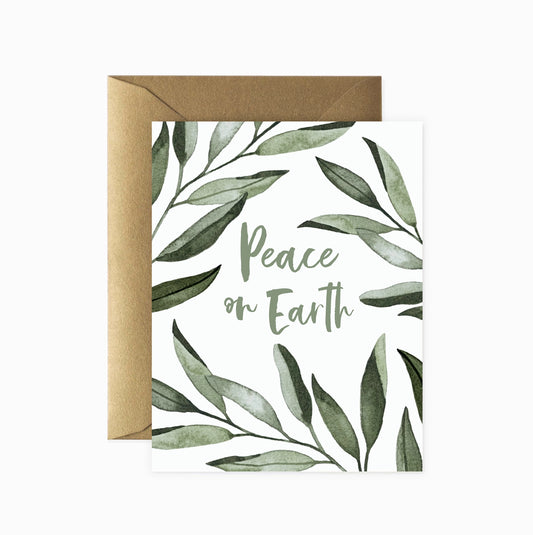 Paper Anchor Co Holiday Peace On Earth Card