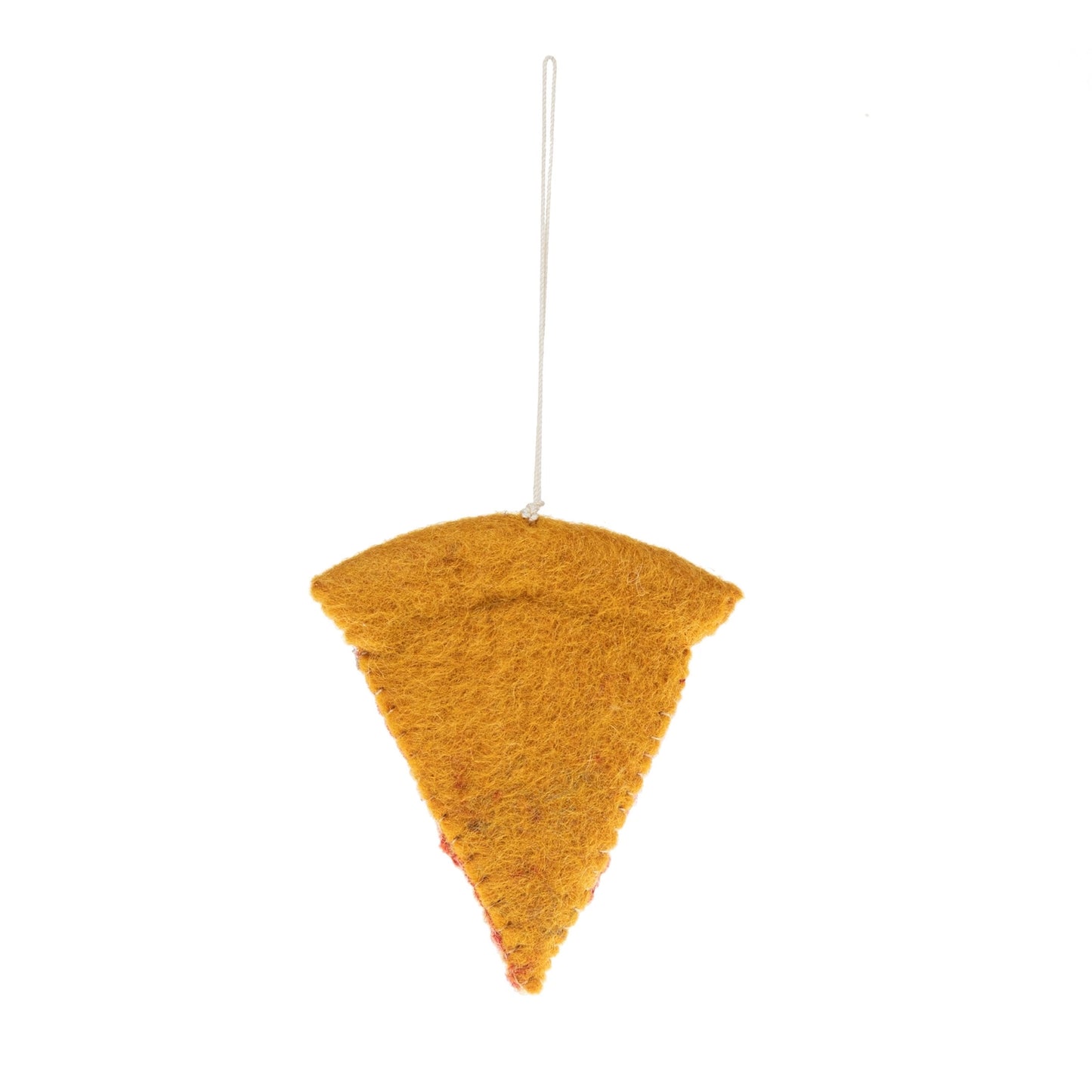 Global Goods Partners Felted Pizza Ornament