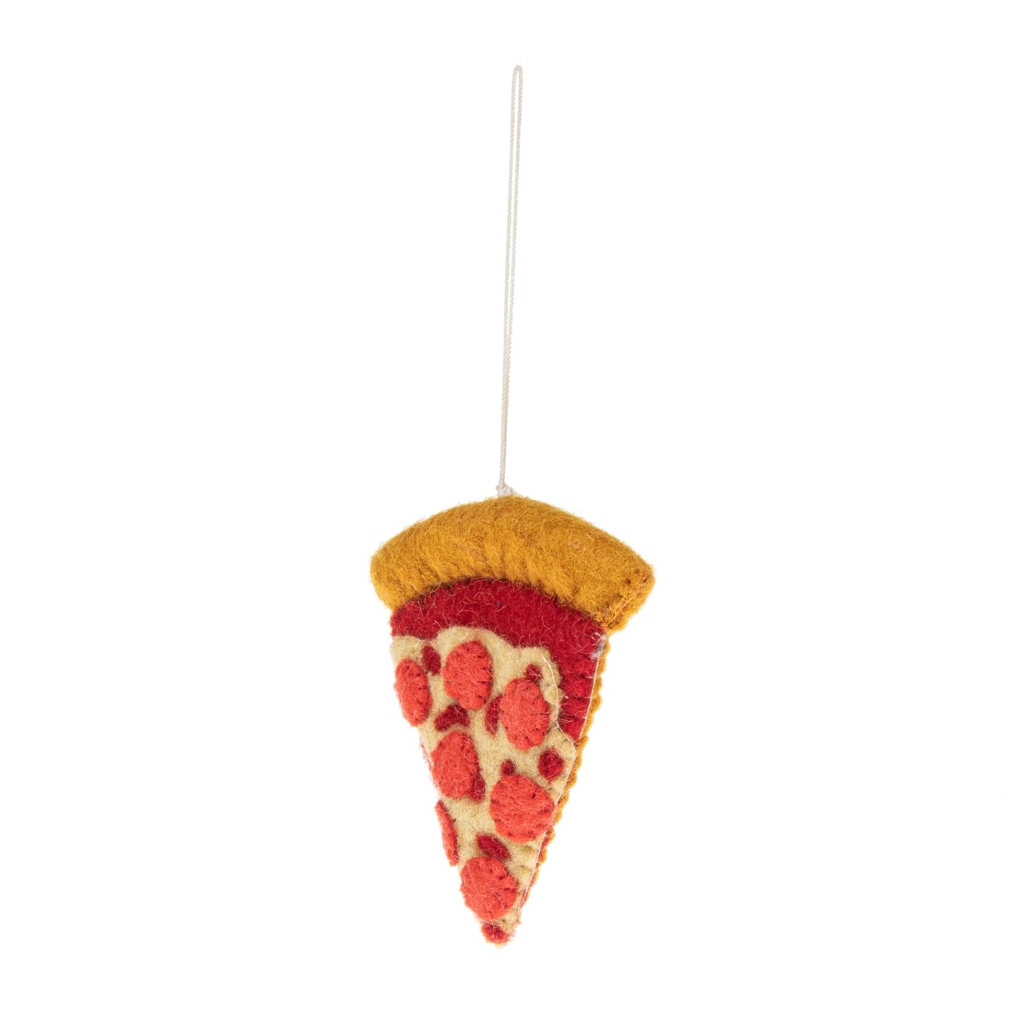 Global Goods Partners Felted Pizza Ornament