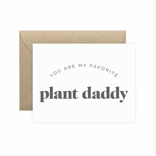 Paper Anchor Co Favorite Plant Daddy Card