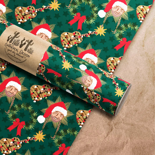 Mother of the Moon Santa Willie Nelson Wrapping Sheets