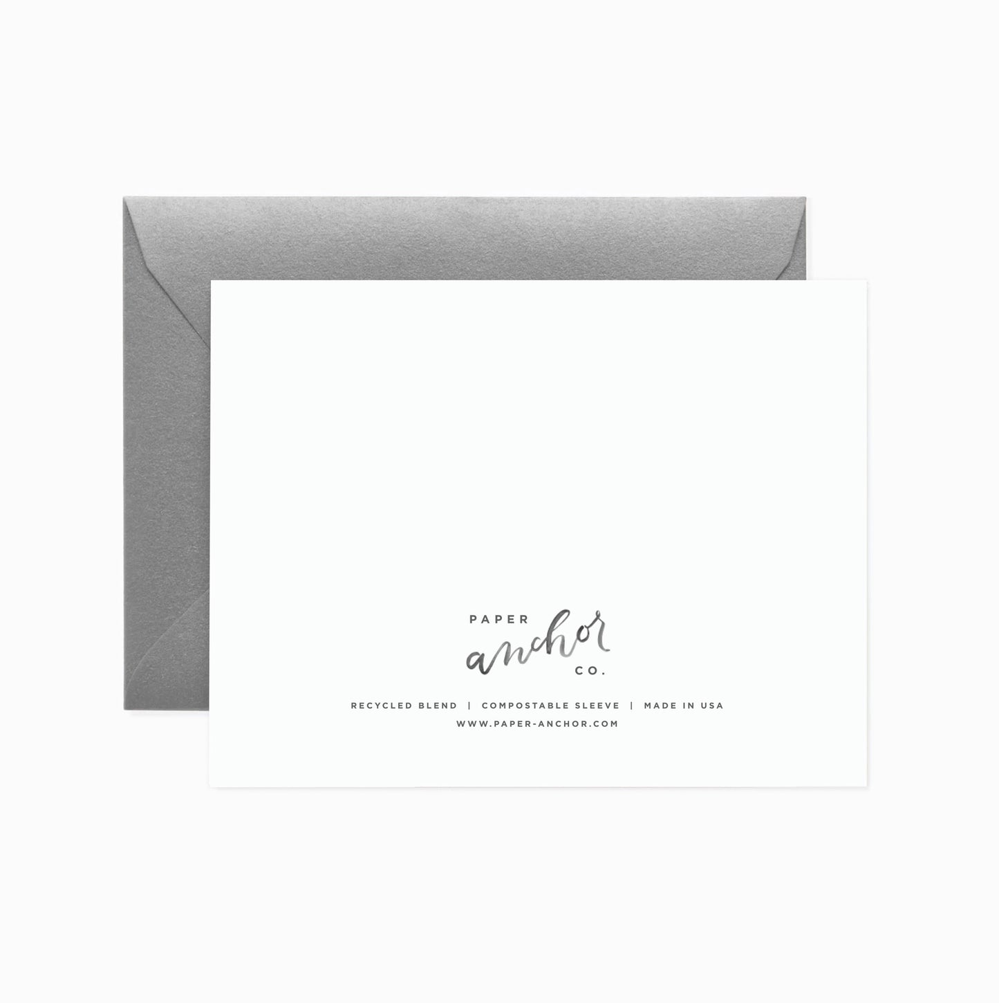 Paper Anchor Co Hanukkah Script Card