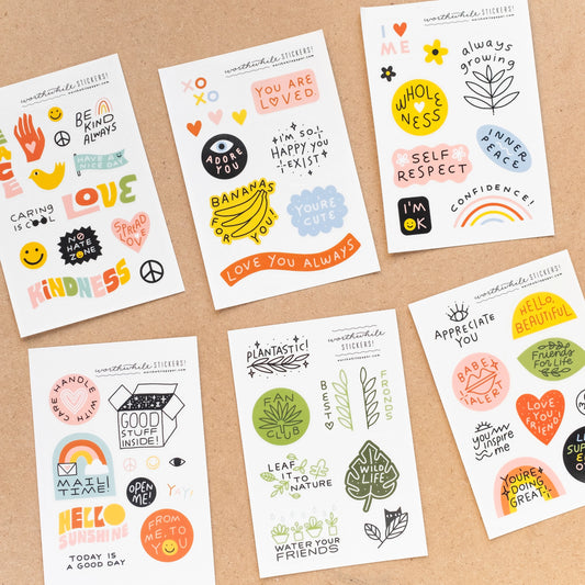 Worthwhile Paper Sticker Sheets