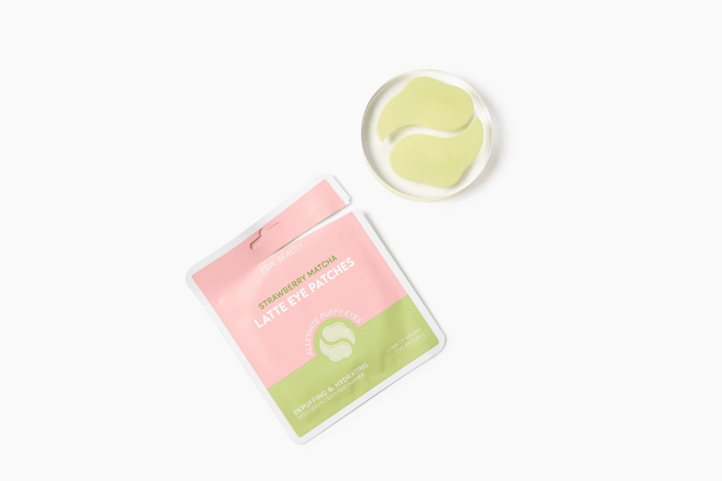 ESW Beauty Strawberry Matcha Latte Depuffing & Hydrating Eye Patches