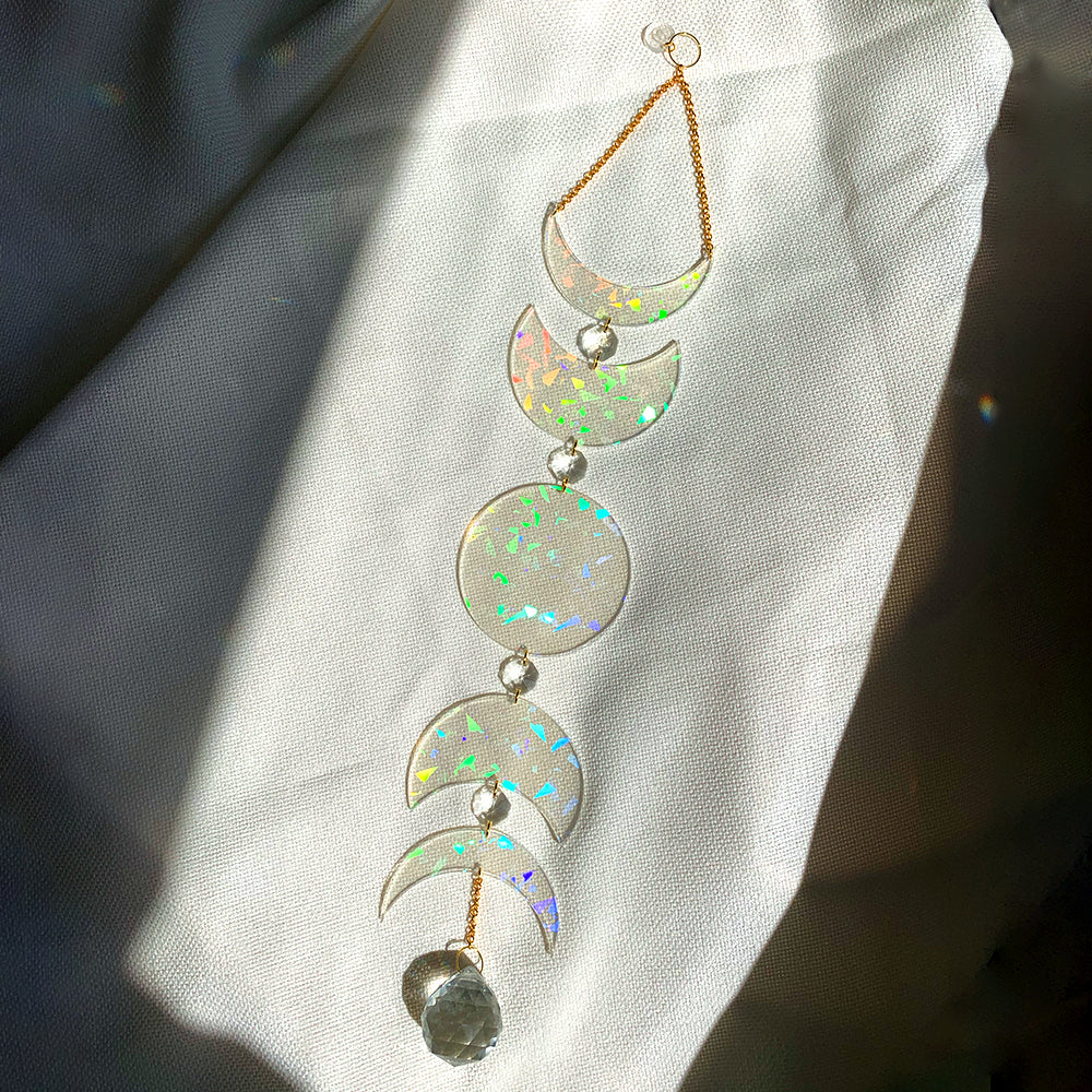 By Akki Moon Phase Suncatcher