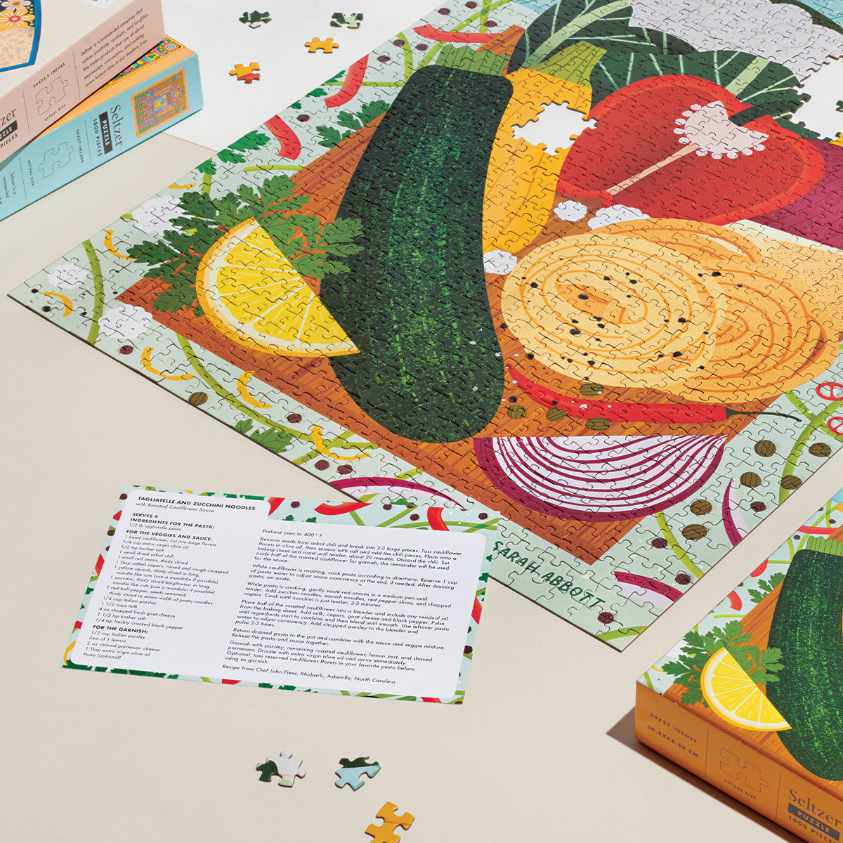 Seltzer Goods Veggie Recipe Puzzle