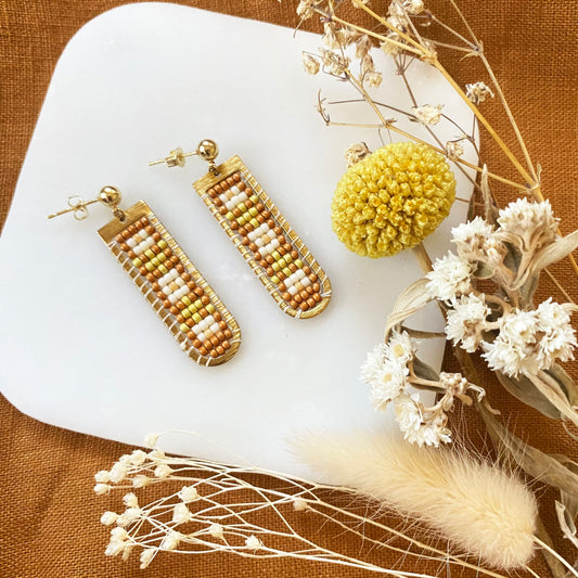 Ferro + Fawn Beaded Whim Earrings